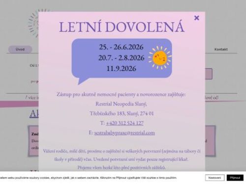 Praktický lékař pro děti a dorost MS-pediatrie s.r.o. - MUDr. Michaela Šibíková