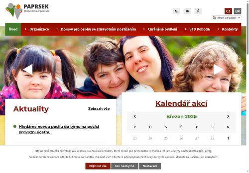 Paprsek, příspěvková organizace nabízí práci na pozici Sociální pracovníci specialisté a další specialisté v sociální oblasti ve veřejné správě v obci Velké Opatovice