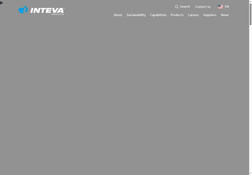 Webové stránky Inteva Products CZ I s.r.o., Přeštice