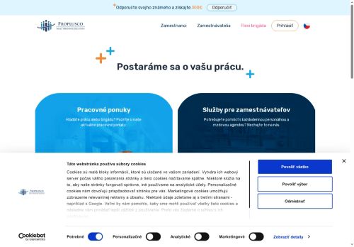 Webové stránky Proplusco Group s.r.o, Nupaky