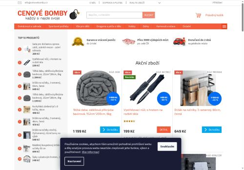 Webové stránky Gao International s.r.o., Kladno