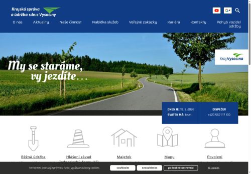 Krajská správa a údržba silnic Vysočiny, příspěvková organizace nabízí práci na pozici Mechanici a opraváři nákladních automobilů (m/ž) v obci Jihlava