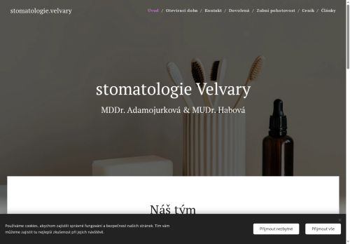 Zobrazit webové stránky Stomatologie - MDDr. Anna Adamojurková, MUDr. Eva Habová