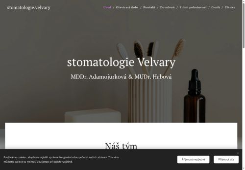 Zobrazit webové stránky Stomatologie - MDDr. Anna Adamojurková, MUDr. Eva Habová