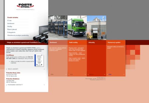 FORTE STEEL, s.r.o. nabízí práci na pozici Skladový dělník - řidič M/Ž v obci Strážnice