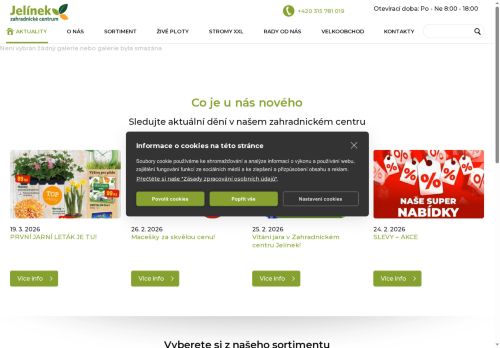 Zobrazit webové stránky Zahradnické centrum Jelínek s.r.o.