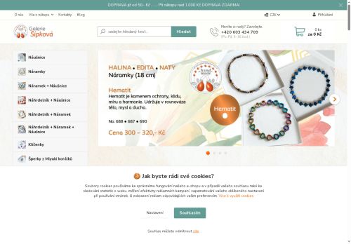 Zobrazit webové stránky Galerie Šípková