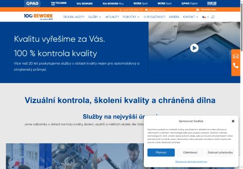 100% REWORK s.r.o. nabízí práci na pozici Kontrolor/ka v obci Brno