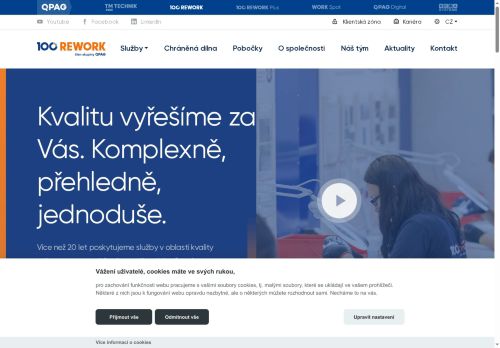 100 % REWORK s.r.o. nabízí práci na pozici Kontrolor/ka v obci Brno