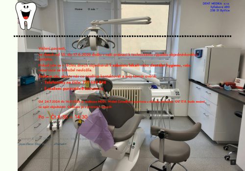 Zobrazit webové stránky Zubní ordinace DENT MEDIKA, s.r.o. - MDDr. Widad Zavadilová