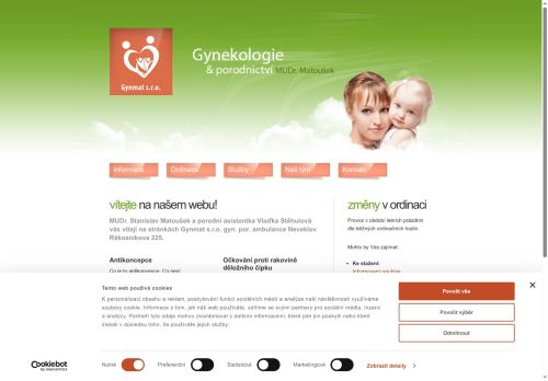 Zobrazit webové stránky Gynekologie - MUDr. Stanislav Matoušek