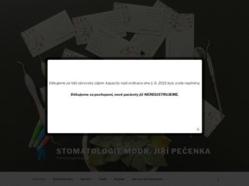 Stomatologie - MDDr. Jiří Pečenka