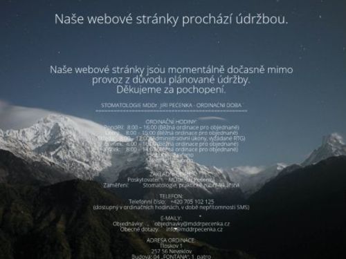 Stomatologie - MDDr. Jiří Pečenka