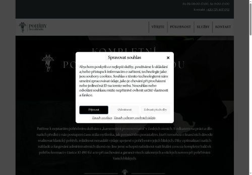 Zobrazit webové stránky Pohřební služba online s.r.o.