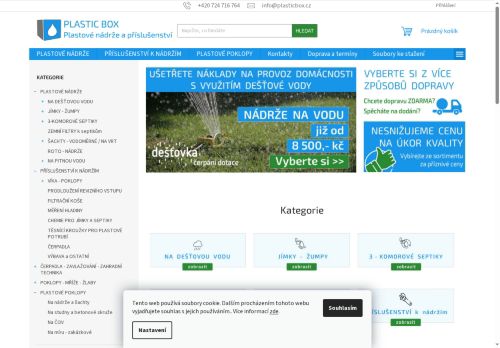 Webové stránky PLASTIC BOX CZ, s.r.o., Bílovice nad Svitavou