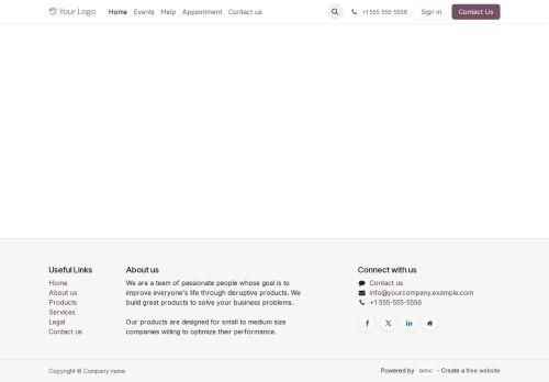 Webové stránky La Boheme Cafe s.r.o., Praha