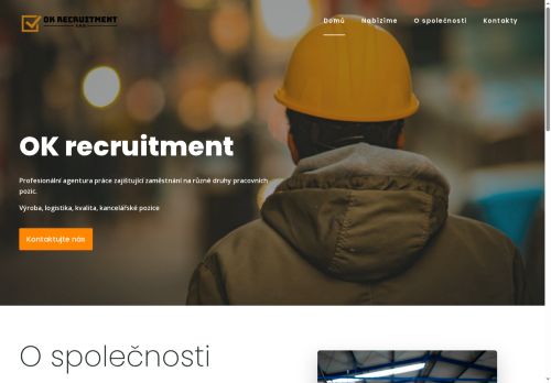 Webové stránky OKrecruitment s.r.o., Plazy