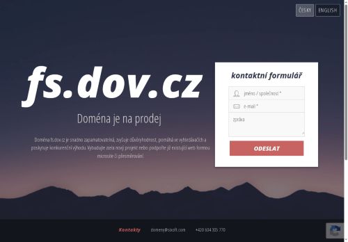 Webové stránky Generální finanční ředitelství, Beroun