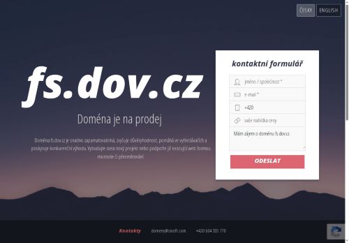 Webové stránky Generální finanční ředitelství, Beroun