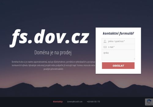 Webové stránky Generální finanční ředitelství, Beroun