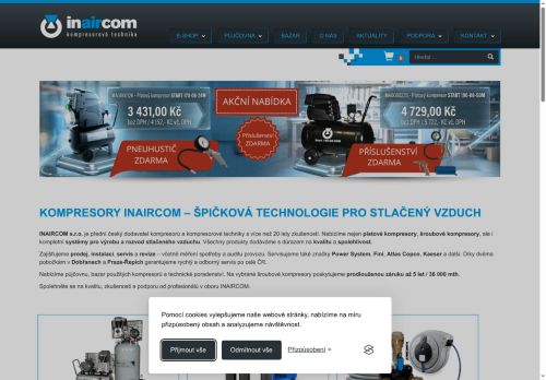 Inaircom s.r.o. nabízí práci na pozici Fakturant -ka/ disponent logistiky v obci Dobřany