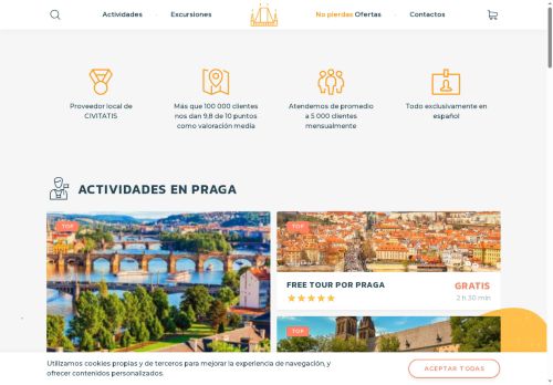 Webové stránky Los Torres s.r.o., Praha