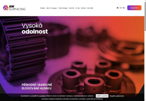 AW SURFACING s.r.o. nabízí práci na pozici Obsluha zařízení (kromě lakovacích) na povrchovou úpravu kovů a jiných materiálů v obci Brno
