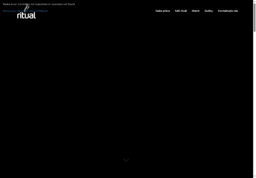Webové stránky ritual communication s.r.o., Poděbrady