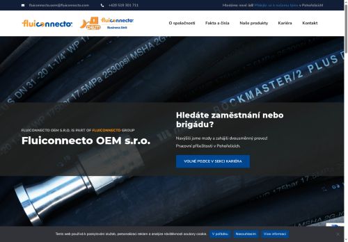 Fluiconnecto OEM s.r.o. nabízí práci na pozici Montážní dělníci výrobků z pryže a plastů (m/ž) v obci Pohořelice
