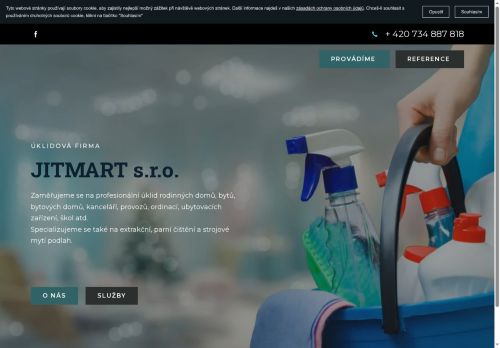 Webové stránky JITMART s.r.o., Blansko