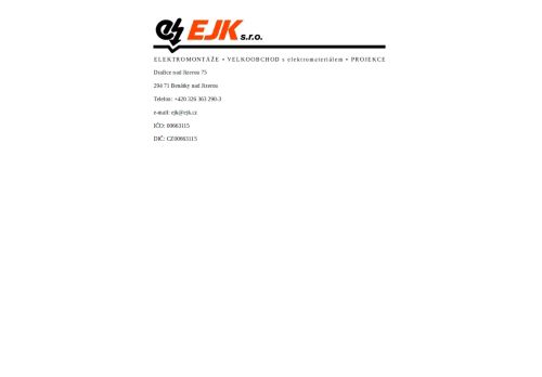 EJK s.r.o. nabízí práci na pozici Pomocný dělník v obci Benátky nad Jizerou