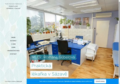 Zobrazit webové stránky Praktický lékař pro dospělé - MUDr. Romana Gűbelová