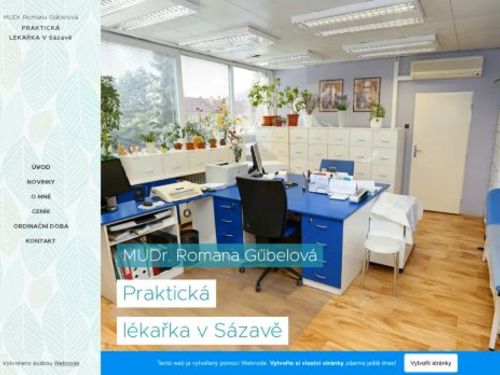 Praktický lékař pro dospělé - MUDr. Romana Gűbelová