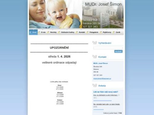 Praktický lékař pro děti a dorost - MUDr. Josef Šimon