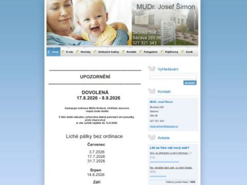 Praktický lékař pro děti a dorost - MUDr. Josef Šimon