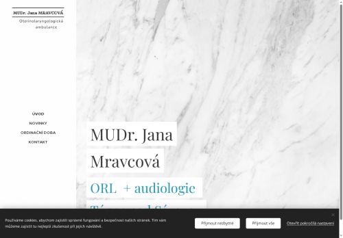 Zobrazit webové stránky ORL - MUDr. Jana Mravcová