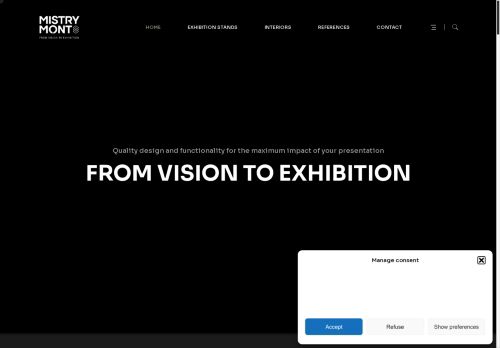 Webové stránky MISTRY MONT s.r.o., Blansko