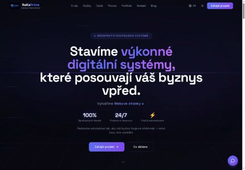 Webové stránky RaKaPrime consulting group s.r.o., Rajhrad