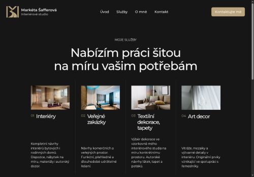 Zobrazit webové stránky interiérové studio Ing.arch. Markéta Šafferová