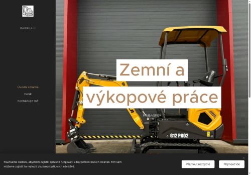 Zobrazit webové stránky Zemní práce minibagrem
