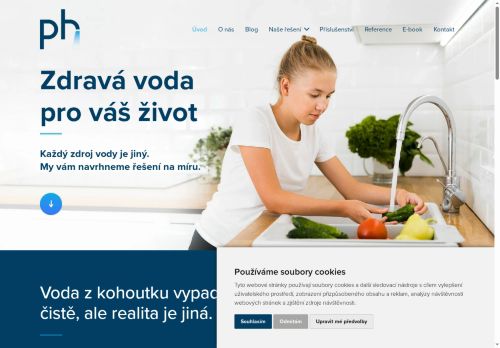 Zobrazit webové stránky Filtrace vody na míru