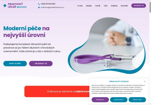 Zobrazit webové stránky Praktický lékař pro dospělé - MUDr. Tetiana Pop