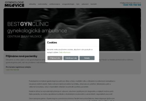 Zobrazit webové stránky Gynekologická ambulance BESTGYNCLINIC