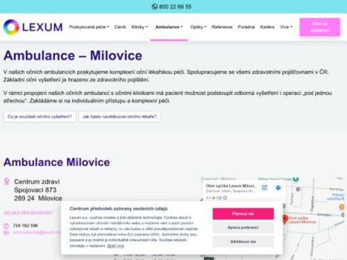 Oční ambulance Lexum