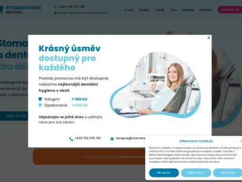 Stomatologie - MUDr. Tomáš Hlaďo, Dr. Oleksandr Zaslavskyi, Dr. Oksana Savchuk