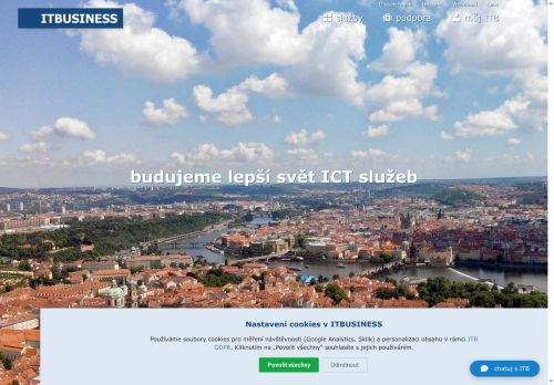 Webové stránky ITBUSINESS, s.r.o., Mnichovo Hradiště
