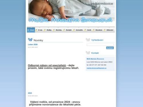 Praktický lékař pro děti a dorost - MUDr. Markéta Šimonová