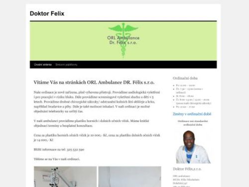 ORL Doktor Félix, s.r.o. - MUDr. Félix Ndzahabato