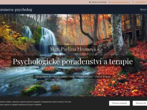 Psychologické poradenství a terapie - Mgr. Pavlína Hronová