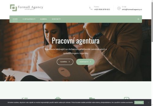 Formall Agency s.r.o. nabízí práci na pozici Skladoví manipulanti v obci Praha